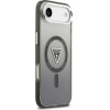 Guess Case For Iphone 17 Air Compatible With Magsafe GUHMP17MHgtmlcgk (Iml Gradient W/ Triangle Logo) black