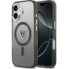 Guess Case For Iphone 17 Compatible With Magsafe GUHMP17SHgtmlcgk (Iml Gradient W/ Triangle Logo) black