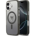Guess Case For Iphone 17 Compatible With Magsafe GUHMP17SHgtmlcgk (Iml Gradient W/ Triangle Logo) black