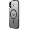 Guess Case For Iphone 17 Compatible With Magsafe GUHMP17SHgtmlcgk (Iml Gradient W/ Triangle Logo) black