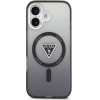 Guess Case For Iphone 17 Compatible With Magsafe GUHMP17SHgtmlcgk (Iml Gradient W/ Triangle Logo) black