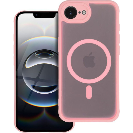 Full Matte Mag Cover Case Compatible With Magsafe For Samsung S25 Fe Jasny Rozowy OEM