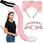 Ruhhy Cat/Fox Costume 3 Piece Pink 26585 - (18627-0)