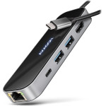 Axagon Multi 6in1 USB-C Hub / / Usb 3.2 Gen1 / Pd 100W / 1x USB-C / 2x USB-A / Hdmi / RJ-45 / 15cm - (HMC-6GLN)