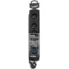 Qoltec surge protector 4 AC outlet(s) 230 V 1.5 m Black - (50104)