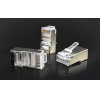 Qoltec RJ45 modular connector | CAT6 | FTP |Gold-plated contacts | 100 pieces - (54556)