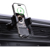 Dudao F19 Clamp Car Holder With 15W Inductive Charger - Black 6977196680986