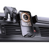 Dudao F19 Clamp Car Holder With 15W Inductive Charger - Black 6977196680986