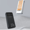 Dudao Capacious Powerbank With 3 built-In Cables 20000mAh Usb Type C + Micro Usb + Lightning Black ( K6PRo +) 6977196682393