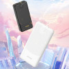 Dudao Powerbank K10 10000mAh 2.4A 2 x USB-A - White 6977196682157