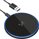 Wozinsky 15W Qi Inductive Charger With USB-C Cable - Black - (WLI-01Y)