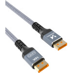 Wozinsky Displayport 2.1 Cable Vesa Certified 80 Gb/s 16K@60Hz 8K@120Hz 4K@240Hz Hdr Hdcp Dsc 1m - Black - (WPS-16AYL1S)