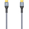 Wozinsky Displayport 2.1 Cable Vesa Certified 80 Gb/s 16K@60Hz 8K@120Hz 4K@240Hz Hdr Hdcp Dsc 2m - Black - (WPS-16AYL2S)