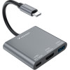 Wozinsky Hub USB-C Pd 100W Hdmi 4K@30Hz USB-A 10GBps - Gray - (WHCH-01)