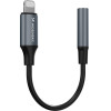 Wozinsky Lightning Adapter - 3.5mm Mini Jack - Black - (WALJ-01)