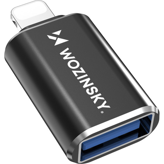 Wozinsky Lightning To USB-A Otg Adapter - Black - (WALA-01)