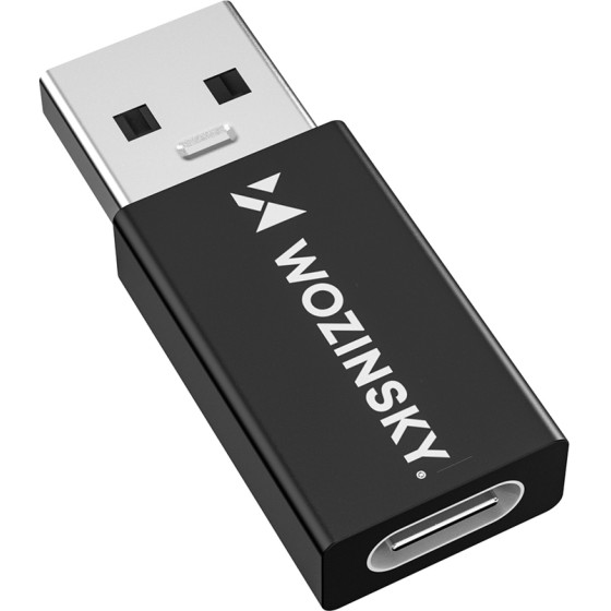 Wozinsky USB-A - USB-C Otg Adapter - Black - (WAAC-01)