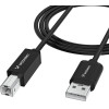 Wozinsky USB-B - USB-A 480Mb/s Cable 1m - Black - (WKDDY4S)