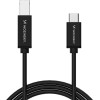 Wozinsky USB-B - USB-C Cable 2m - Black - (WKDDY2S)