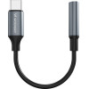 Wozinsky USB-C Adapter - 3.5mm Mini Jack - Black - (WACM-01)