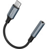 Wozinsky USB-C Adapter - 3.5mm Mini Jack - Black - (WACM-01)