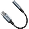 Wozinsky USB-C Adapter - 3.5mm Mini Jack - Black - (WACM-01)
