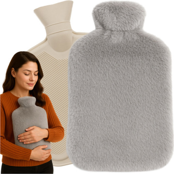 Repest Rubber Hot Water Bottle In a Cover 3.5L Ruhhy 26384 - (18575-0)