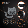 Ruhhy 4-Piece cat/Fox costume, gray, 26247 - (18620-0)
