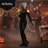Ruhhy 4-Piece cat/Fox costume, gray, 26247 - (18620-0)