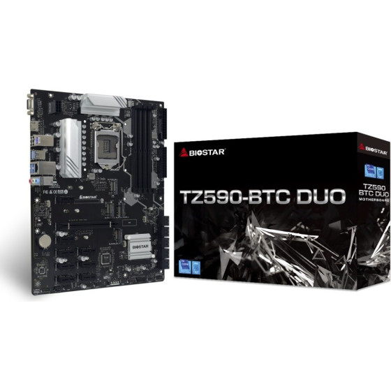 Biostar Intel Z590 Lga 1200 (Socket H5) Atx - (TZ590-Btc DUO)