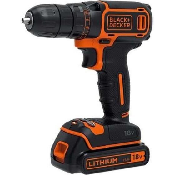 Black & Decker BDCDC18 Drill 650 Rpm Black, Orange - (BDCDC18B)