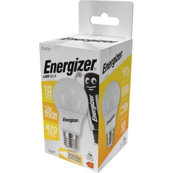 Energizer Bec ����� ����� Led 4.9W E27 470lm 3000K ����� �����