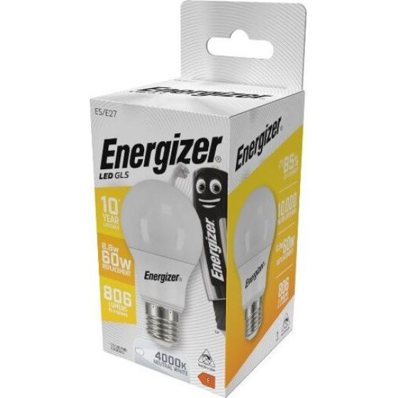 Energizer Bec ����� ����� Led 8.8W E27 806lm 4000k ������ �����