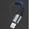 3MK cable Hyper Cable N-Series USB-A Do Lightning 1m 5V/2.4A 12W black