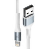 3MK cable Hyper Cable N-Series USB-A Do Lightning 2m 5V/2.4A 12W white