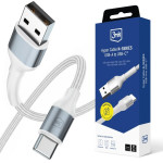 3MK cable Hyper Cable N-Series USB-A Do USB-C 1m 9V/2A 18W white