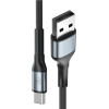 3MK cable Hyper Cable N-Series USB-A Do USB-C 1m 9V/2A 18W Qc 3.0 black