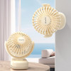 Awei Mini Desk Fan With Clip 1200mAh White - (F45)