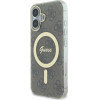 Guess Iphone 16 6.1 Brown Hardcase Iml 4G Magsafe - (GUHMP16SH4STW)