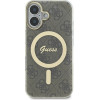 Guess Iphone 16 6.1 Brown Hardcase Iml 4G Magsafe - (GUHMP16SH4STW)