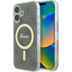 Guess Iphone 16 Plus 6.7 Brown Hardcase Iml 4G Magsafe - (GUHMP16MH4STW)