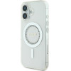 Guess Iphone 16 Plus 6.7 White Hardcase Iml Rhinestones Magsafe - (GUHMP16MPFTDTEH)