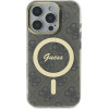 Guess Iphone 16 Pro 6.3 Brown Hardcase Iml 4G Magsafe - (GUHMP16LH4STW)