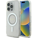 Guess Iphone 16 Pro Max 6.9 White Hardcase Iml Rhinestones Magsafe - (GUHMP16XPFTDTEH)