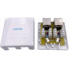 Cablexpert CAT6A Ftp Double Port Surface Mount Box White - (NCAC-2F6A-01)