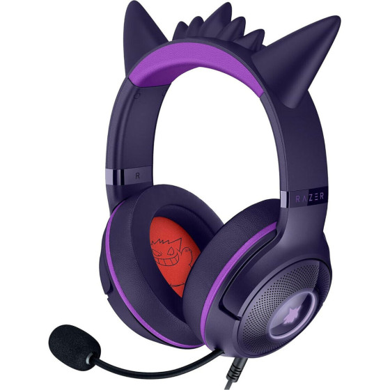 Kraken Kitty V2 Gengar Pokemon Ed. - Rgb - Usb 7.1 Gaming Headset - Purple Ears - Pc / PS5 / Switch - (RZ04-04730300-R3M1)
