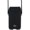 LACOSTE Pvc Iconic Petit Pique Phone Pouch Xl Black - (LCPSP15XPVCK)