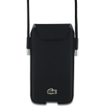 LACOSTE Pvc Iconic Petit Pique Phone Pouch Xl Black - (LCPSP15XPVCK)