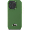 LACOSTE Iconic Petit Pique Woven Logo Magsafe Case For Iphone 16 Pro Max Green - (LCHMP16XPVCN)