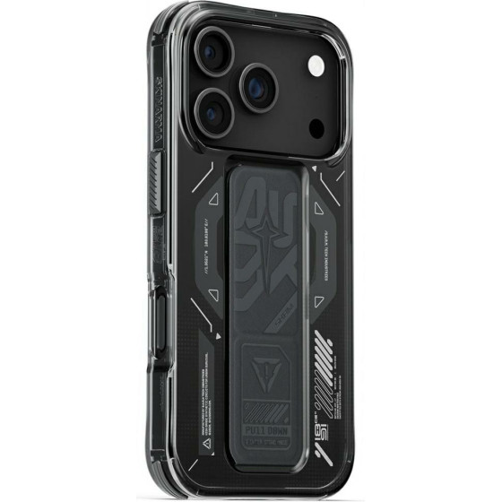 Skinarma Helio Case For Iphone 17 Pro Magnetic Charging + Grip Stand Graphite - (SK-2025IPP6.3-HELIO-GRA)